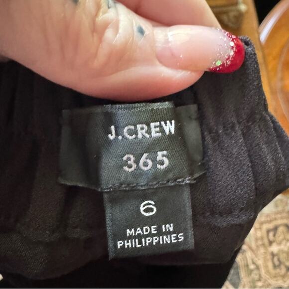 J Crew 365 Crepe High Rise Pleated Wide Leg Trouser Pant - Picture 5 of 5